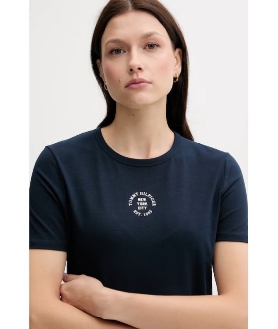 Γυναικείο T-shirt Navy Μπλε Tommy Hilfiger WW0WW45809-C1G