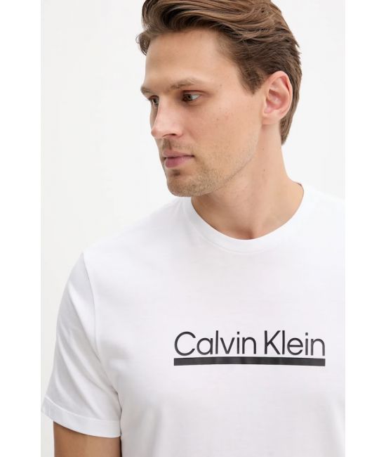 Ανδρικό T-shirt Λευκό Calvin Klein LV04RC852G-YAF
