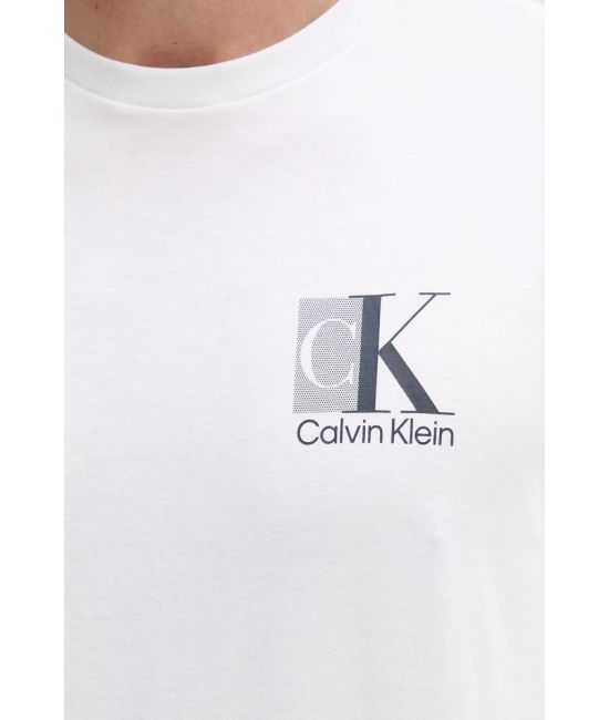 Ανδρικό T-shirt Λευκό Calvin Klein LV04RC853G-YAF