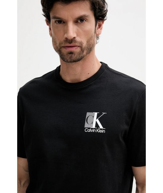 Ανδρικό T-shirt Μαύρο Calvin Klein LV04RC853G-UB1