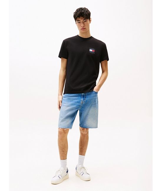 Ανδρικό T-shirt Μαύρο Tommy Jeans DM0DM21910-BDS