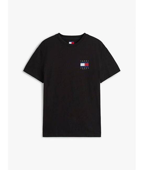 Ανδρικό T-shirt Μαύρο Tommy Jeans DM0DM21910-BDS