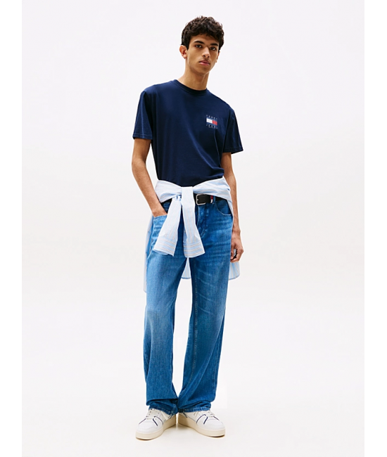 Ανδρικό T-shirt Navy Μπλε Tommy Jeans DM0DM21910-C1G