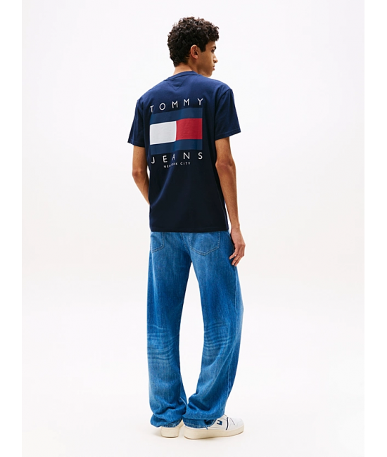 Ανδρικό T-shirt Navy Μπλε Tommy Jeans DM0DM21910-C1G
