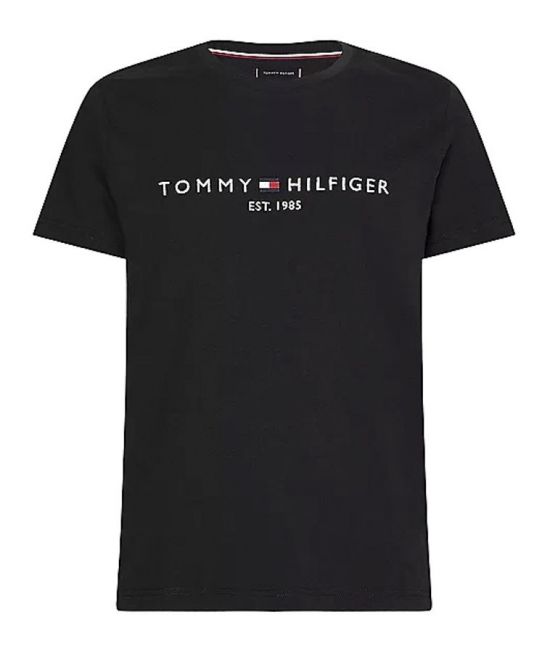 Ανδρικό T-shirt Μαύρο Tommy Hilfiger MW0MW11465-BAS