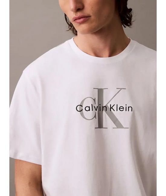 Ανδρικό Hero Monologo T-shirt Λευκό Calvin Klein LV04RB862G-YAA