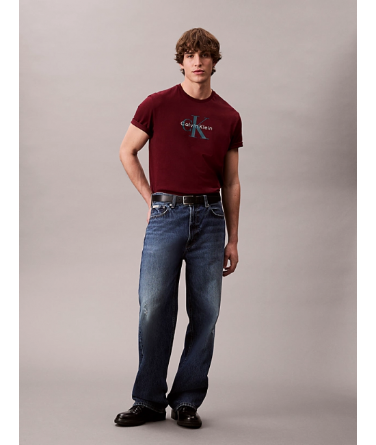 Ανδρικό Hero Monologo T-shirt Μπορντό Calvin Klein LV04RB862G-VLP