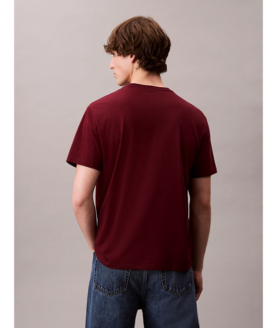 Ανδρικό Hero Monologo T-shirt Μπορντό Calvin Klein LV04RB862G-VLP