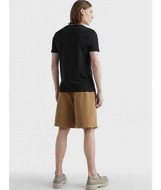 Ανδρικό T-shirt Μαύρο Tommy Hilfiger MW0MW11465-BAS