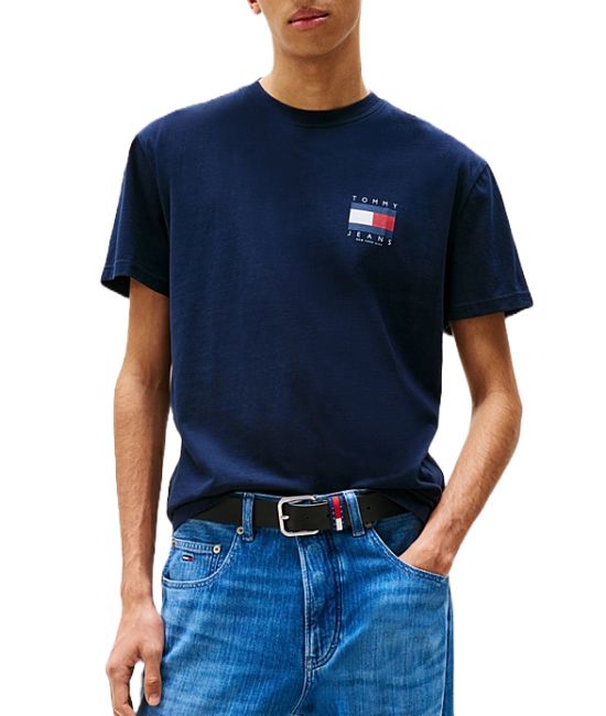 Ανδρικό T-shirt Navy Μπλε Tommy Jeans DM0DM21910-C1G