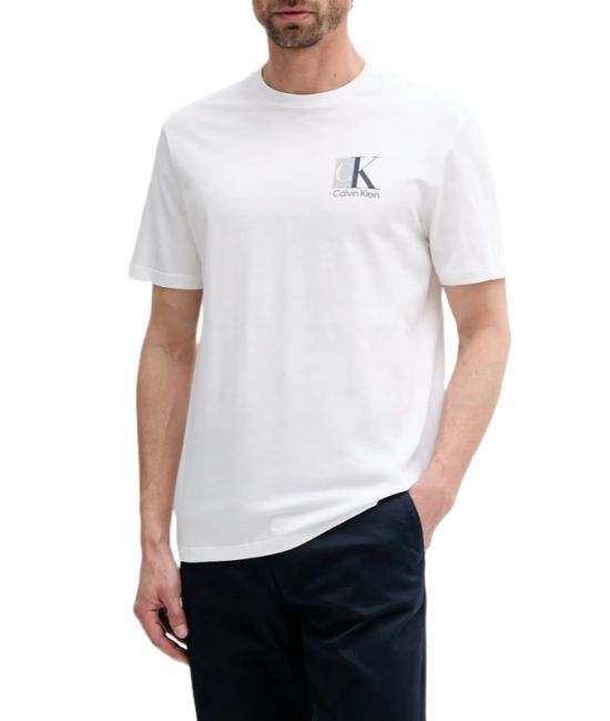 Ανδρικό T-shirt Λευκό Calvin Klein LV04RC853G-YAF