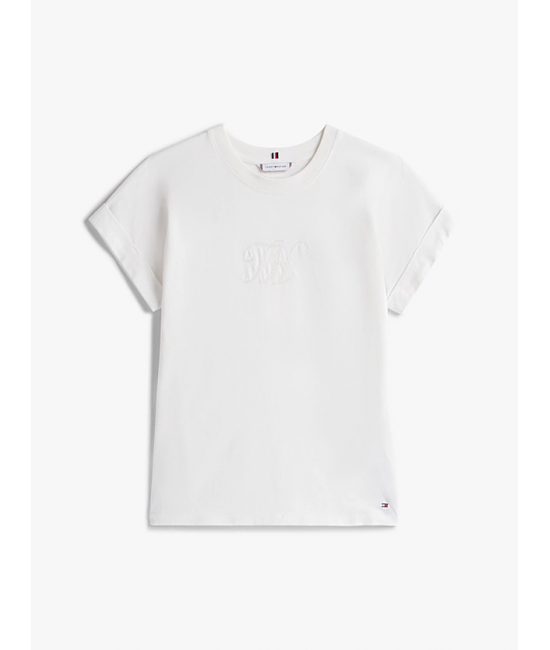 Γυναικείο T-shirt Λευκό Tommy Hilfiger WW0WW47157-YBL