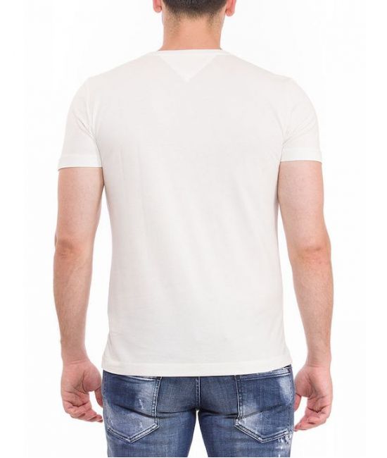Ανδρικό T-shirt Λευκό Tommy Hilfiger MW0MW11465-118