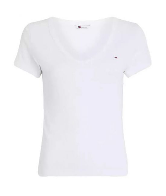 Γυναικείο Slim Essential T-shirt Λευκό Tommy Jeans DW0DW17385-YBR