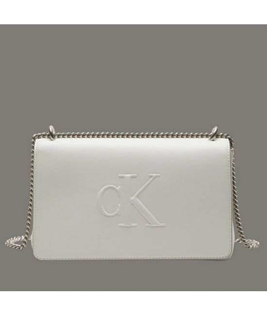 Γυναικεία Τσάντα Ώμου Εκρού Calvin Klein LV04K3035G-FUP