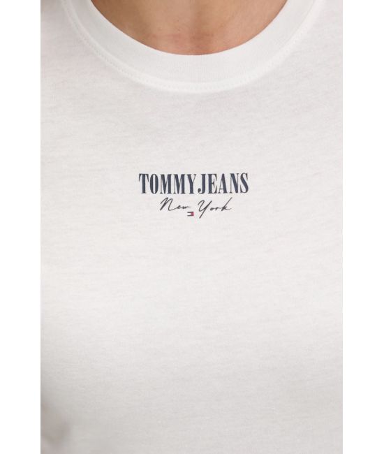 Γυναικείο Slim T-shirt Λευκό Tommy Jeans DW0DW20913-YBL