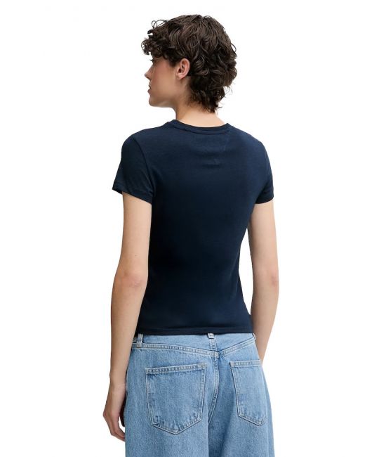 Γυναικείο Slim T-shirt Navy Μπλε Tommy Jeans DW0DW20913-C1G