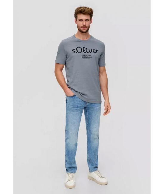 Ανδρικό T-shirt Γκρι S.Oliver 2139909-95D1