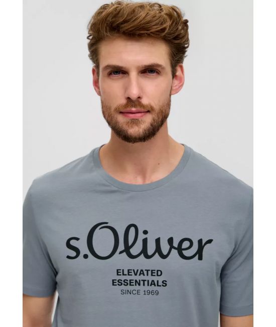 Ανδρικό T-shirt Γκρι S.Oliver 2139909-95D1