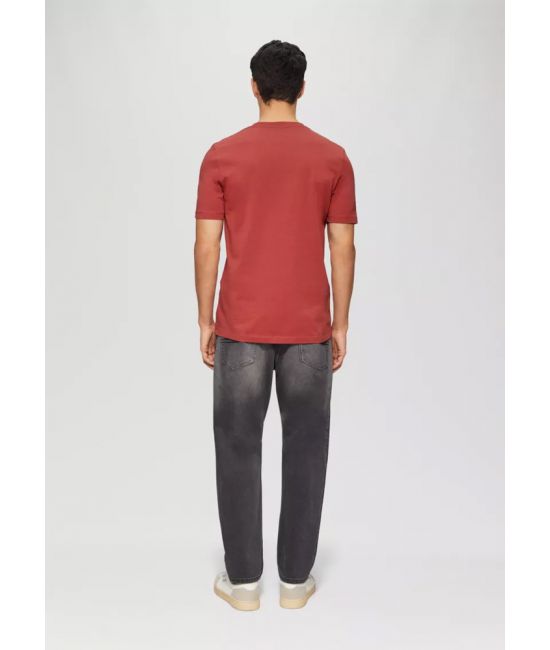Ανδρικό T-shirt Κόκκινο S.Oliver 2139909-35D1
