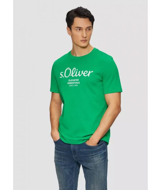 Ανδρικό T-shirt Πράσινο S.Oliver 2139909-75D1