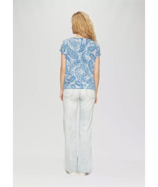 Γυναικείο T-shirt Μπλε S.Oliver 2164100-55A0