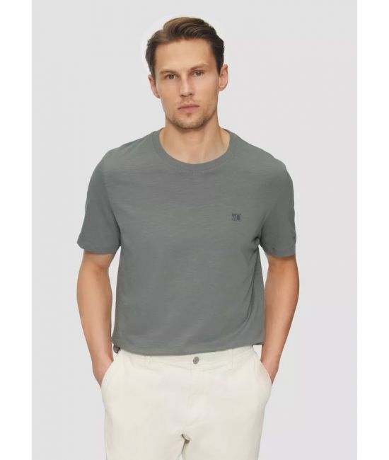 Ανδρικό T-shirt Γκρι S.Oliver 2166634-9467