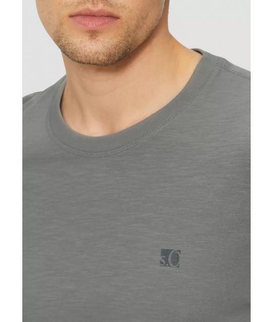 Ανδρικό T-shirt Γκρι S.Oliver 2166634-9467