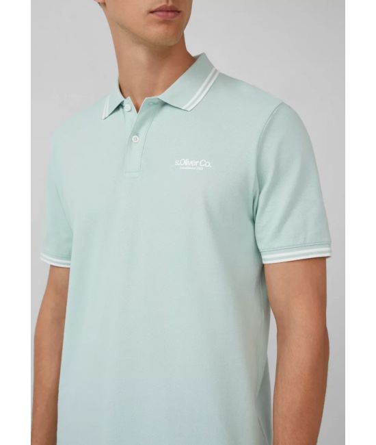 Ανδρικό Polo Γαλάζιο S.Oliver 2166843-6092