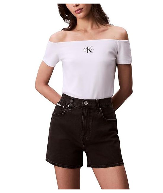 Γυναικείο Τοπ Λευκό Calvin Klein LV047C203G-YAA