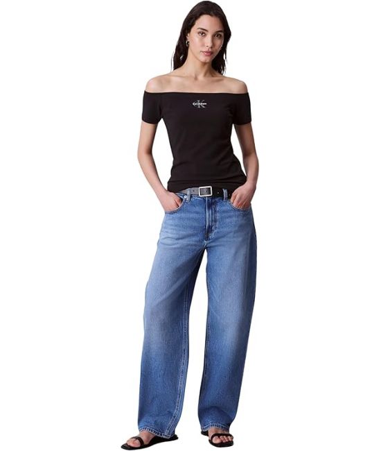 Γυναικείο Τοπ Μαύρο Calvin Klein LV047C203G-UB1