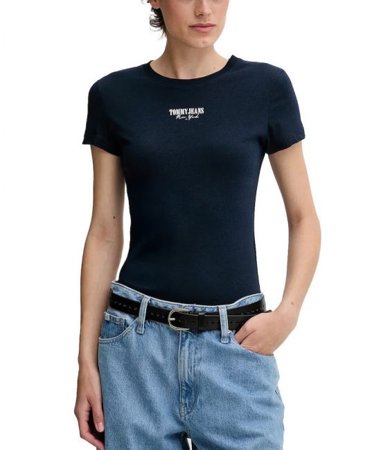 Γυναικείο Slim T-shirt Navy Μπλε Tommy Jeans DW0DW20913-C1G