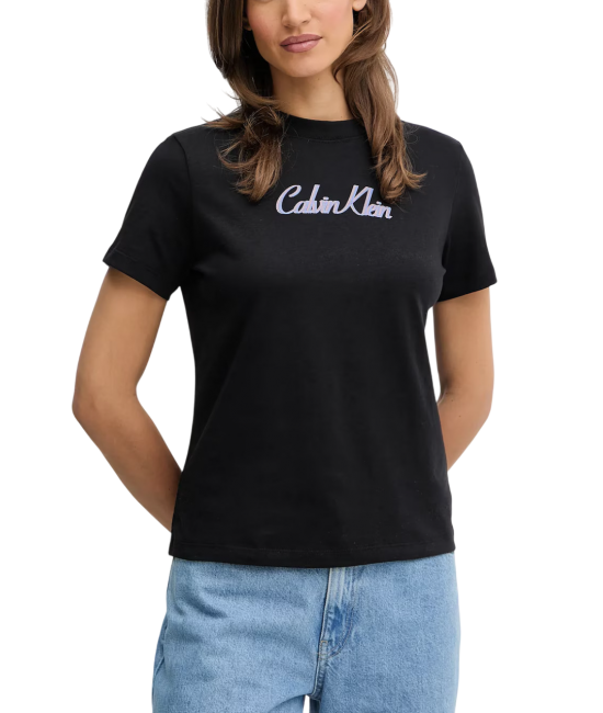 Γυναικείο T-shirt Μαύρο Calvin Klein LV047C854G-UB1