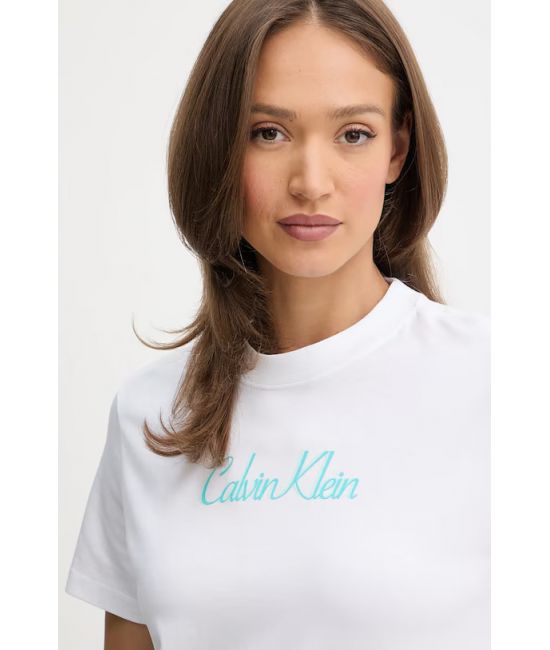 Γυναικείο T-shirt Λευκό Calvin Klein LV047C854G-YAA