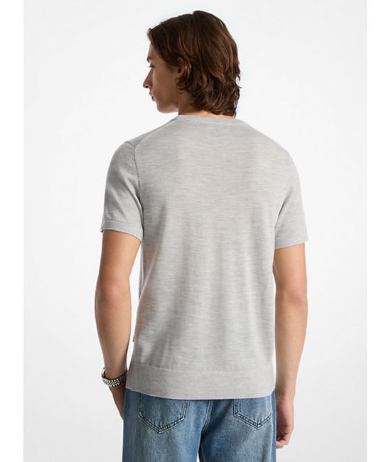 Ανδρικό T-shirt Γκρι Michael Kors CR560DE7AP-030