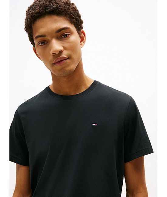 Ανδρικό T-shirt Μαύρο Tommy Jeans DM0DM04411-078