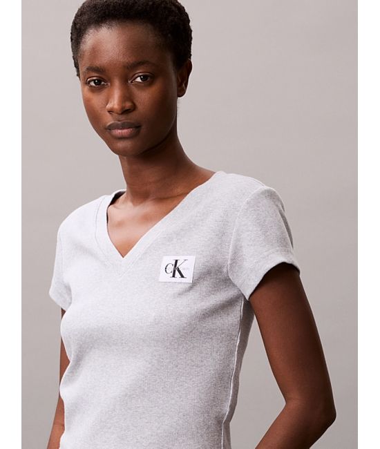 Γυναικείο T-shirt Γκρι Calvin Klein LV047C910G-P79