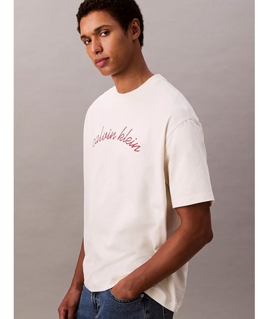 Ανδρικό T-shirt Λευκό Calvin Klein LV04RC225G-YAS