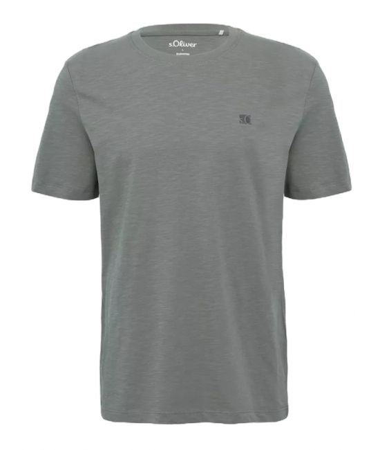 Ανδρικό T-shirt Γκρι S.Oliver 2166634-9467