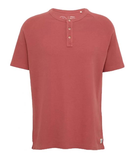 Ανδρικό T-shirt Κόκκινο S.Oliver 2161840-4291