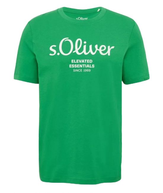 Ανδρικό T-shirt Πράσινο S.Oliver 2139909-75D1