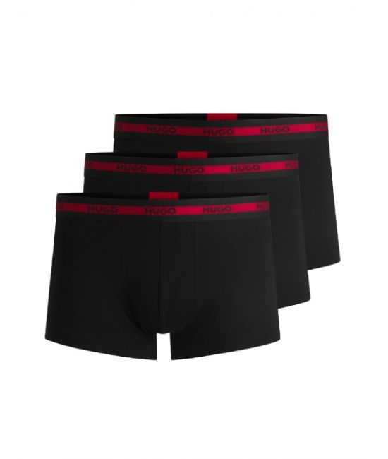 Ανδρικό Σετ Μπόξερ 3 Τεμαχίων Μαύρα Hugo 50492375-002