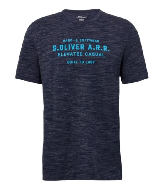 Ανδρικό T-shirt Navy Μπλε S.Oliver 2161564-58D1