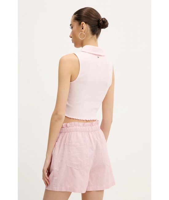 Γυναικείο Polo Ροζ Tommy Jeans DW0DW20295-TH3