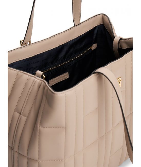 Γυναικεία TH Feminine Tote Τσάντα Μπεζ Tommy Hilfiger AW0AW17452-AFE