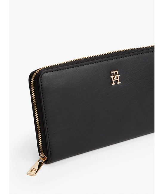 Γυναικείο TH Monogram Πορτοφόλι Μαύρο Tommy Hilfiger AW0AW17744-BDS