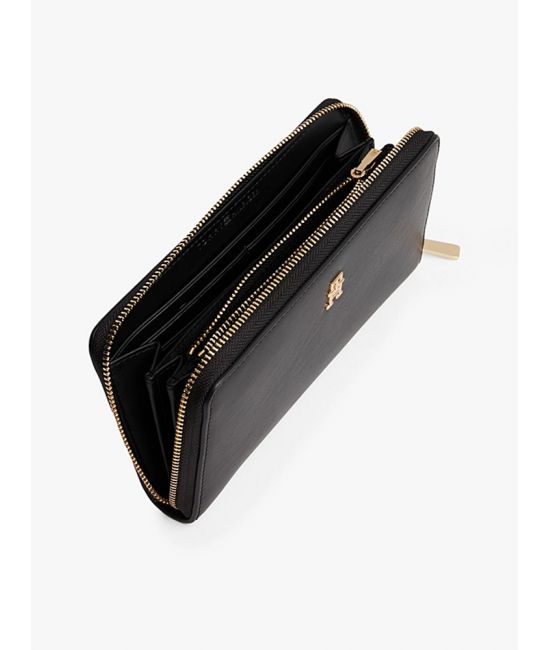 Γυναικείο TH Monogram Πορτοφόλι Μαύρο Tommy Hilfiger AW0AW17744-BDS