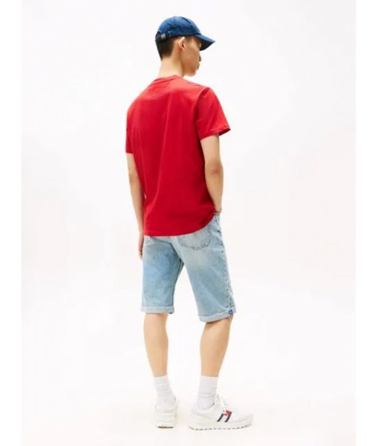 Ανδρικό T-shirt Κόκκινο Tommy Jeans DM0DM21940-XLE