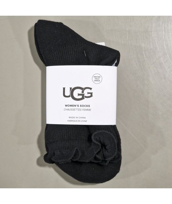Γυναικείες Karsyn Lettuce Edge Κάλτσες Μαύρες UGG 1125531-BLK