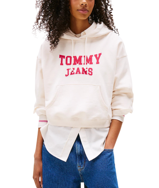 Γυναικείο Φούτερ Off White Tommy Jeans DW0DW21598-YBH